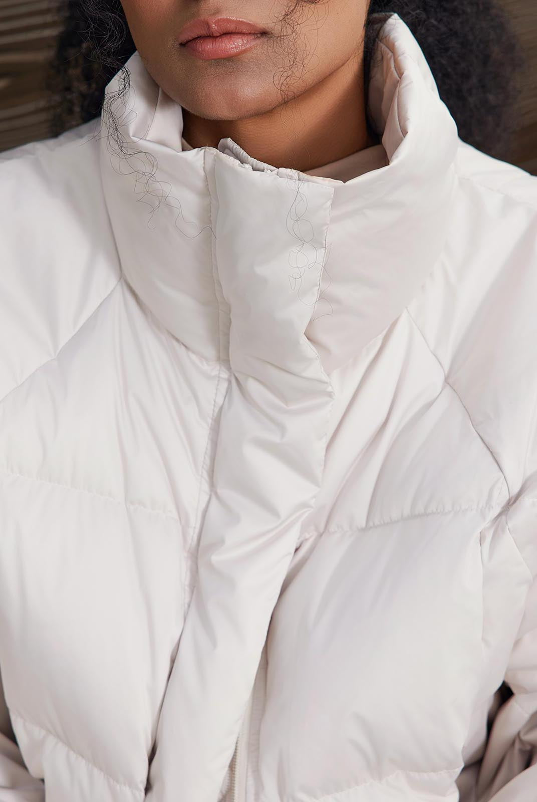 ASOBIO Water-Repellent Stand Collar Puffer