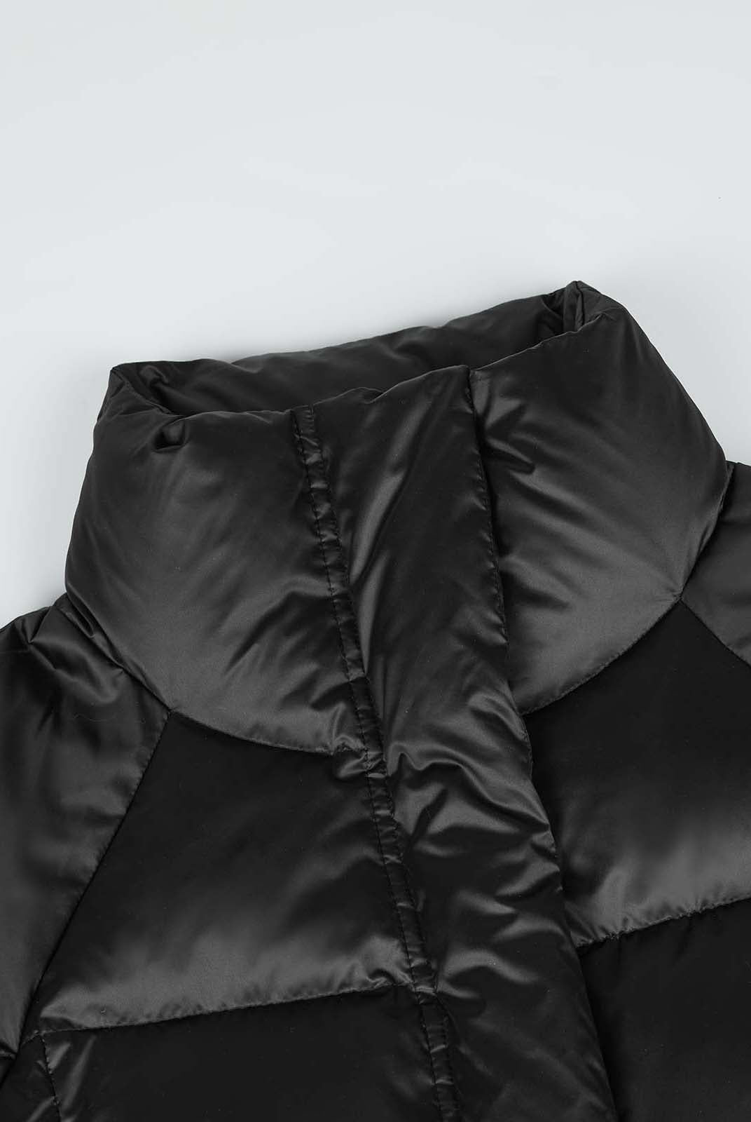 ASOBIO Water-Repellent Stand Collar Puffer