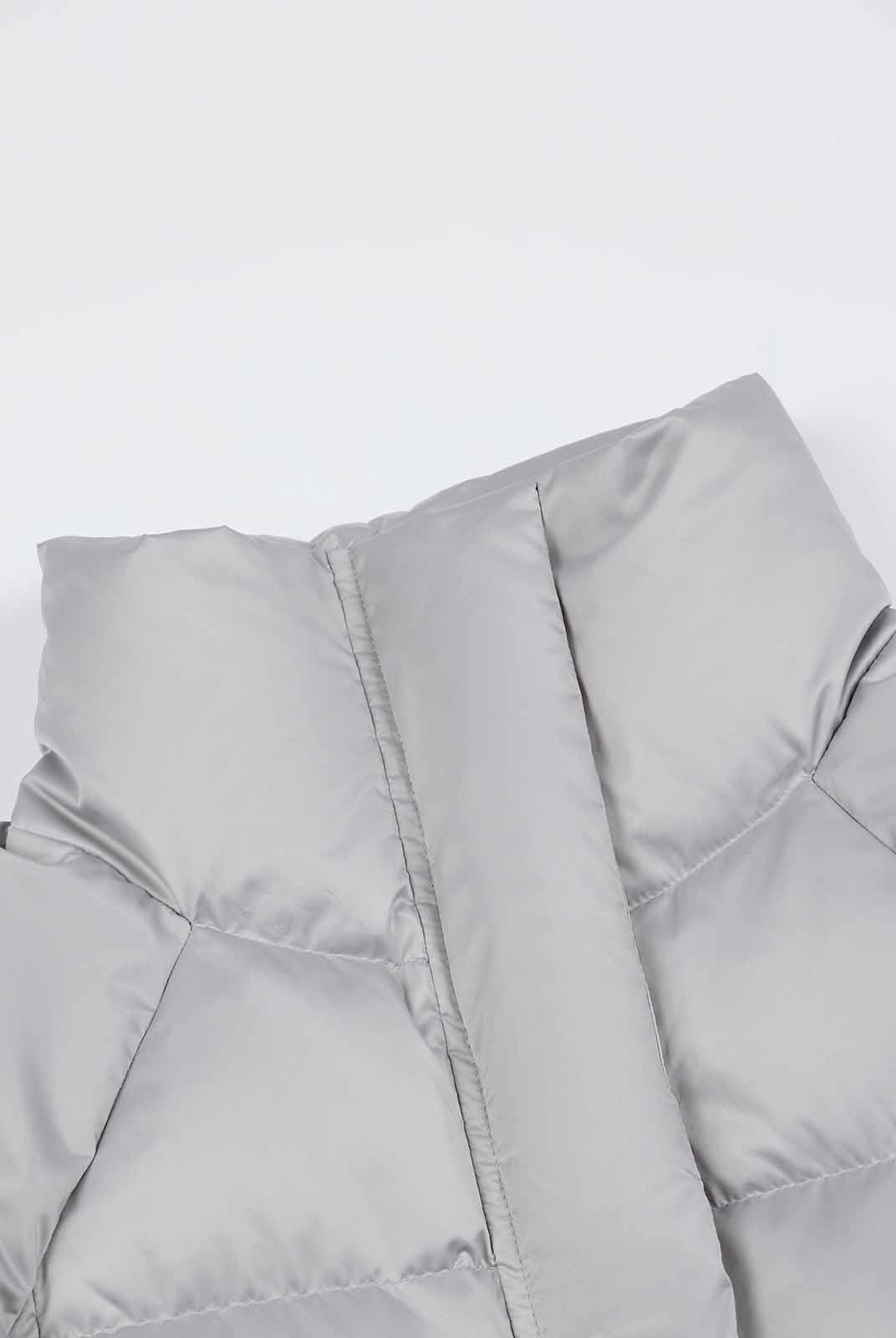 ASOBIO Water-Repellent Stand Collar Puffer