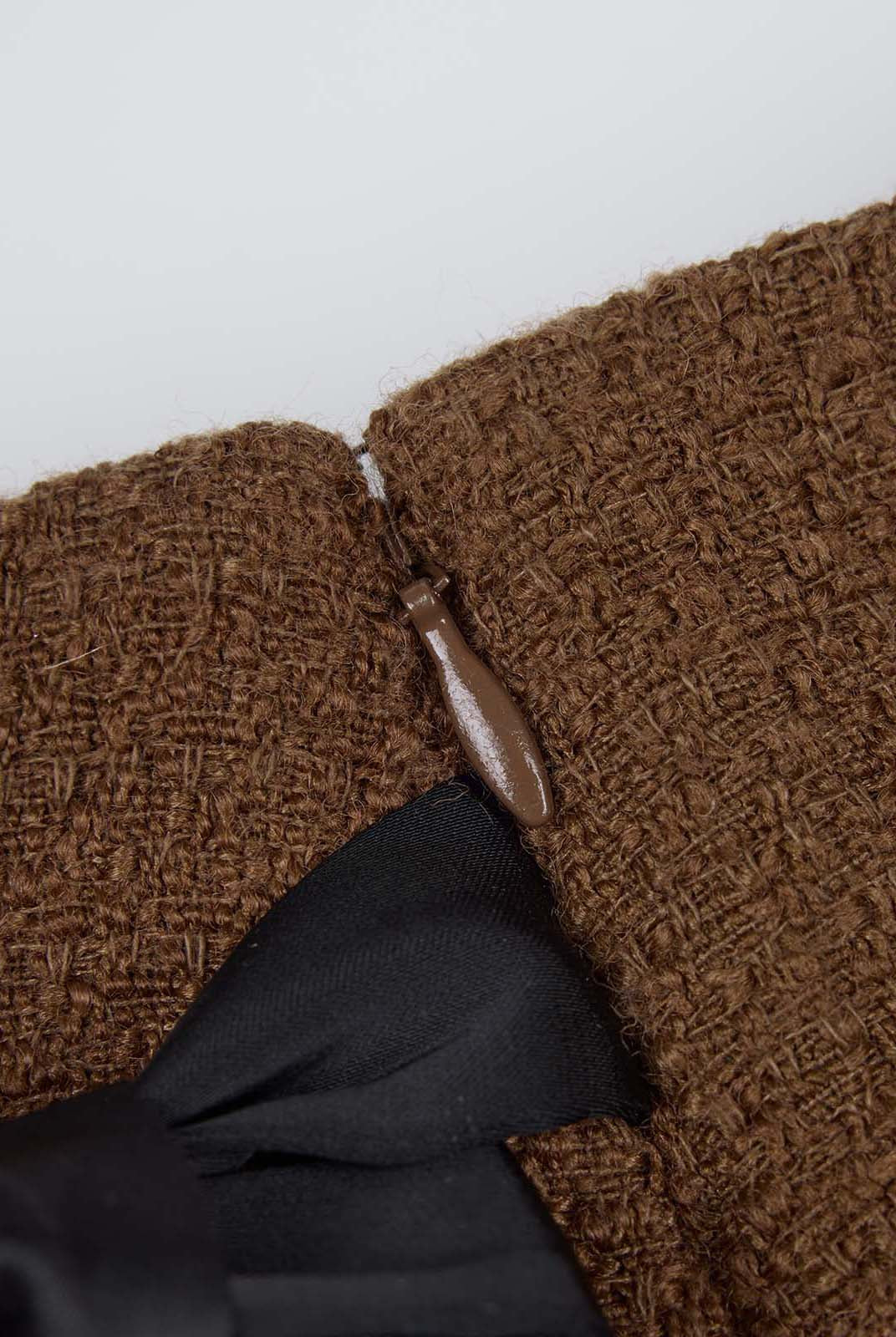 ASOBIO Mid-Rise Side Tie A-Line Wrap Mini Skirt