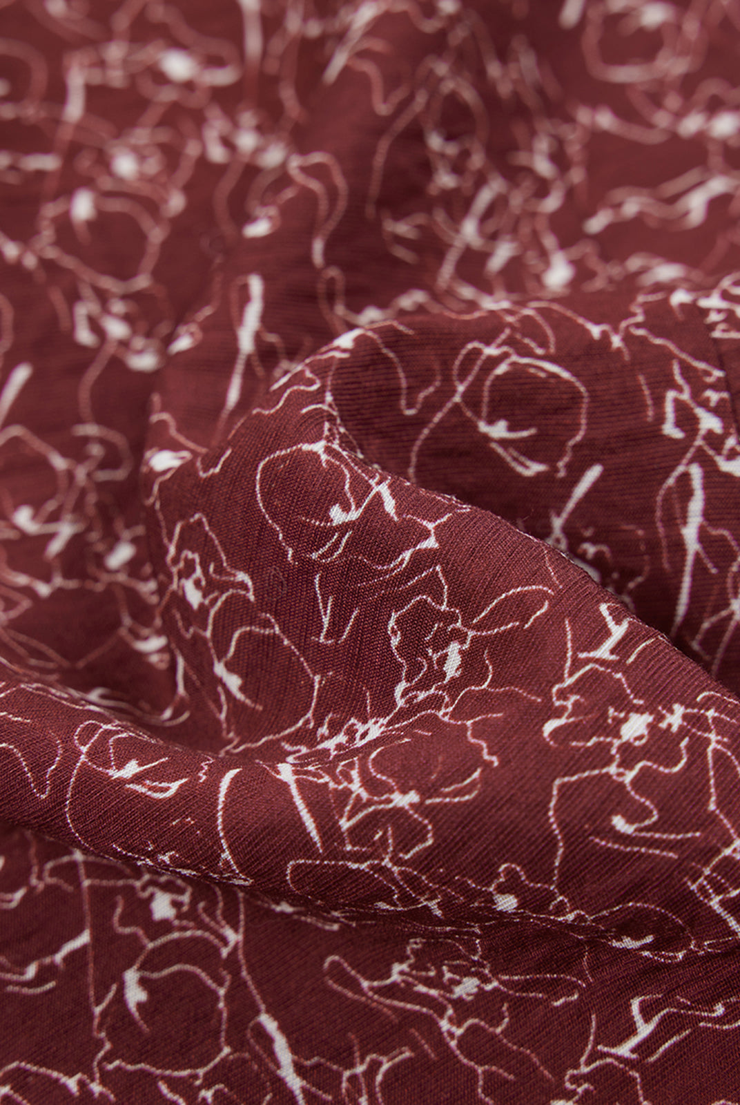 ASOBIO Printed Cap Sleeve A-Line Dress