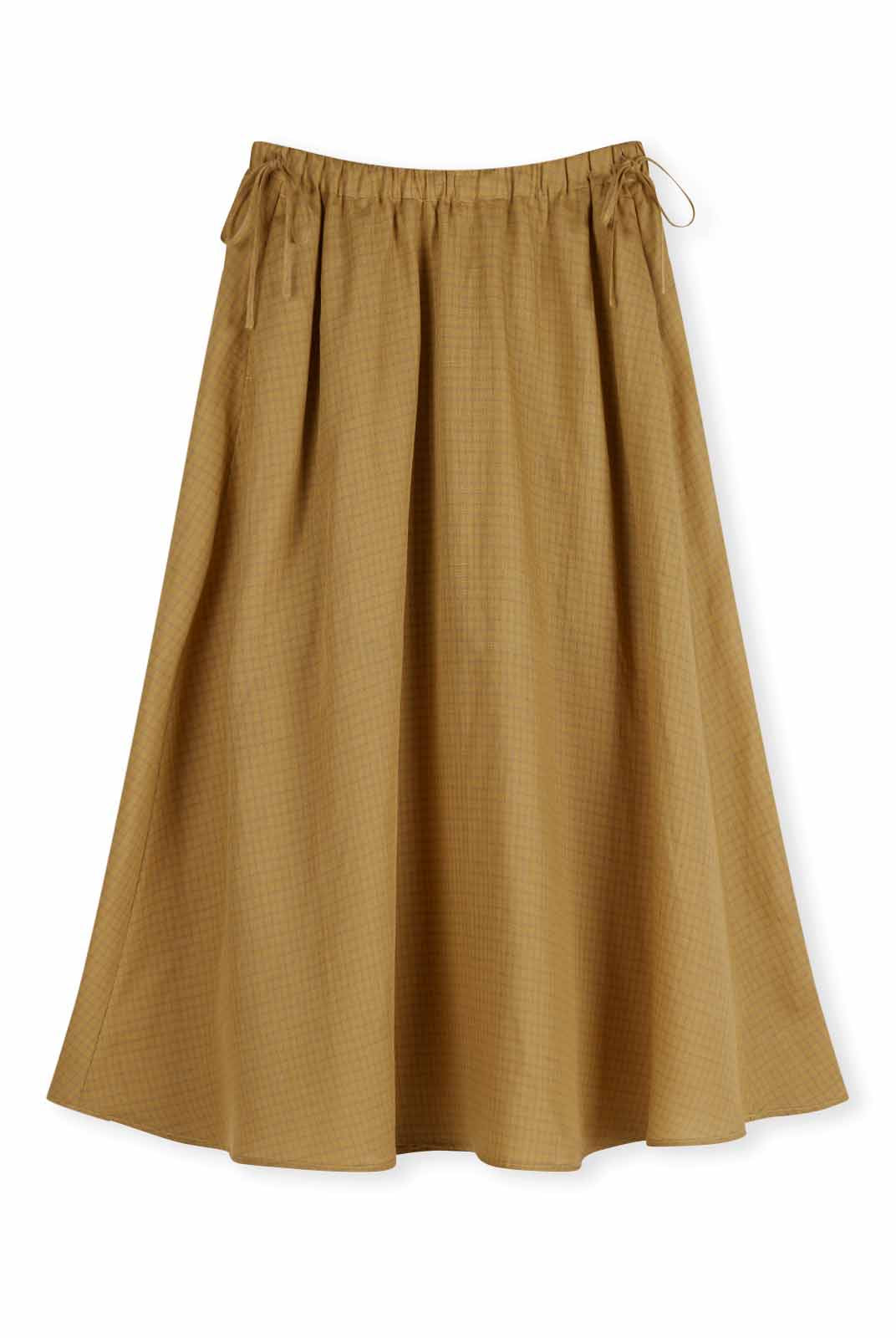 Tie-Waist Lyocell-Linen Maxi Skirt