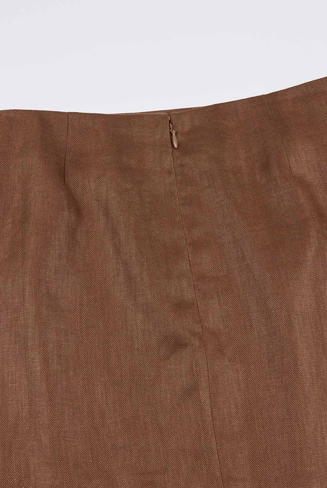 100% Linen Mid-Rise Mini Skirt