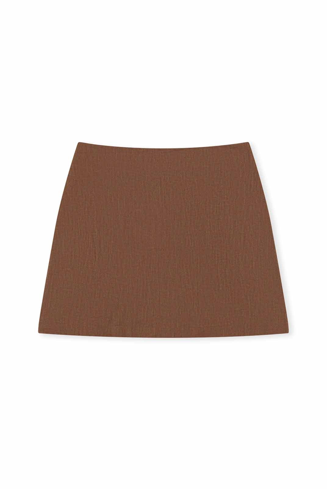 100% Linen Mid-Rise Mini Skirt