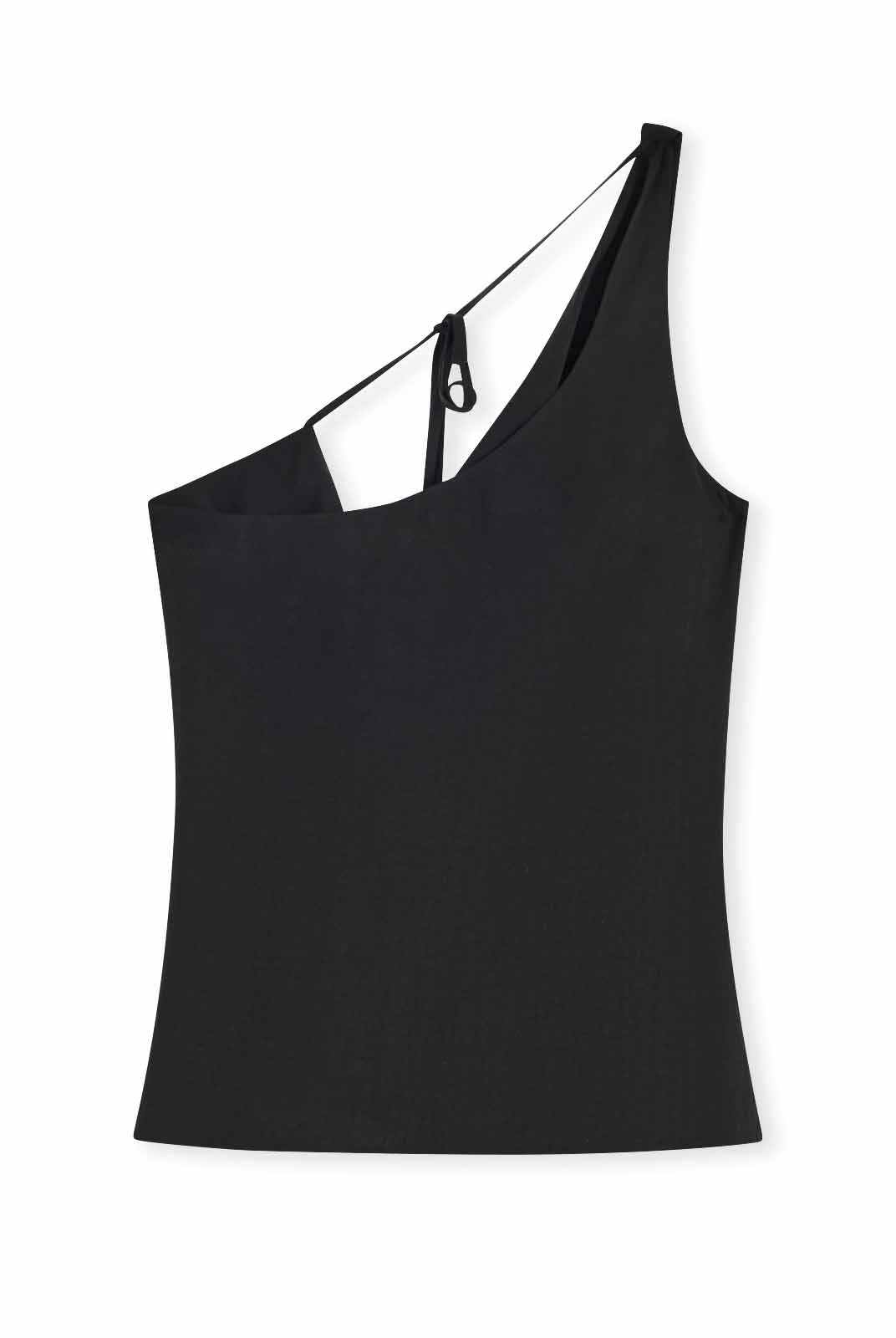 Asymmetric Draped Chiffon Cami