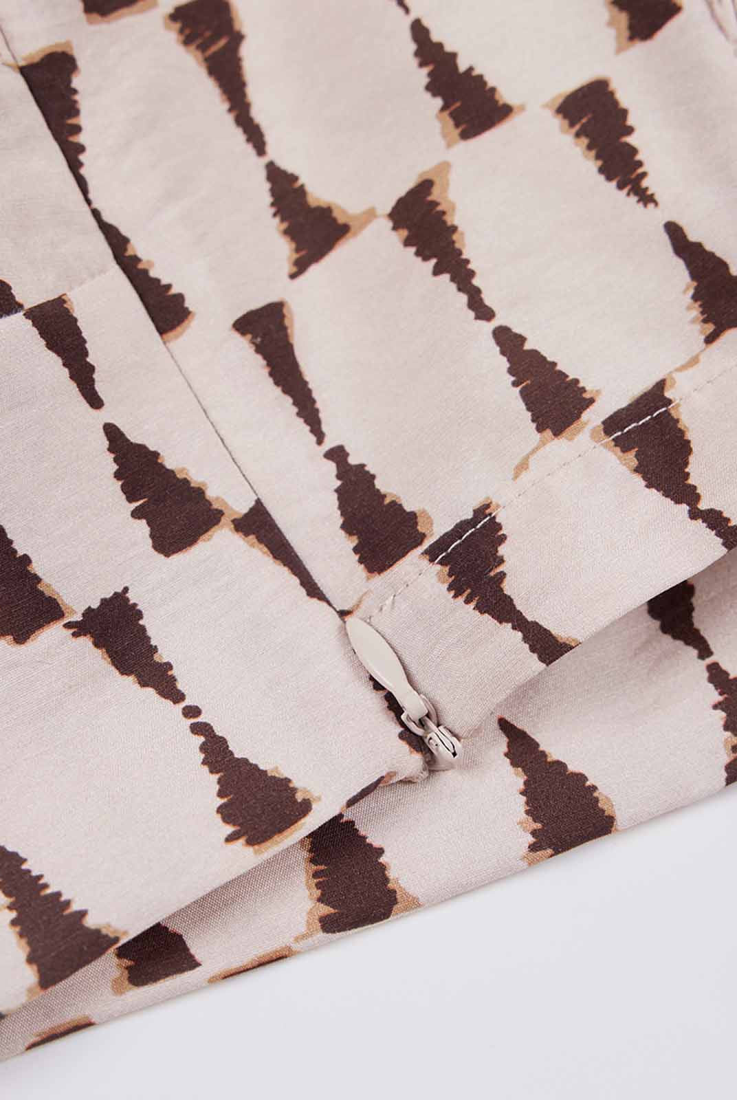 Smocked Square-Neck Top