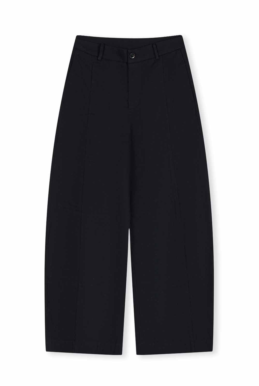ASOBIO 100% Cotton Barrel-Leg Pants