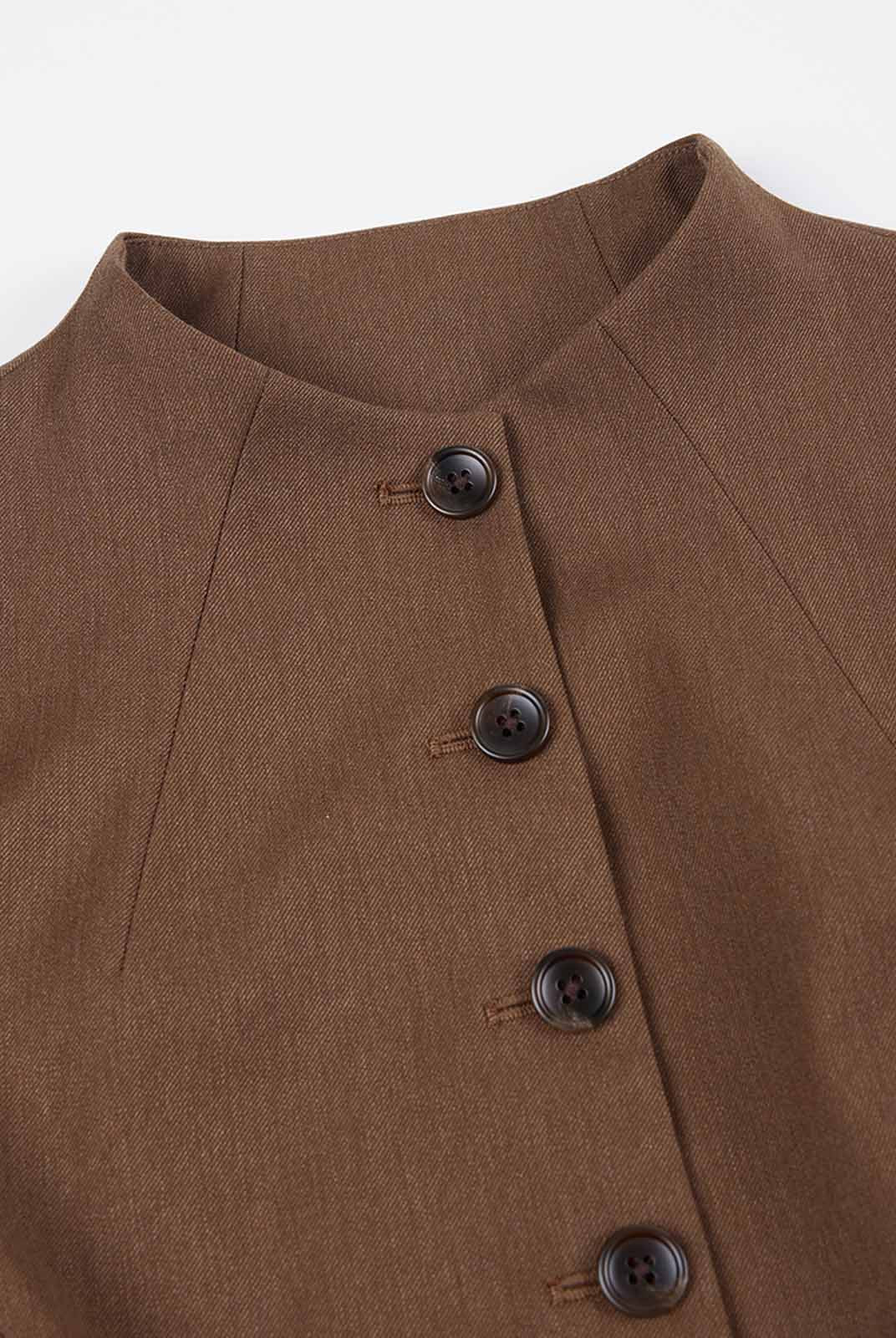 ASOBIO Sleeveless Mockneck Vest