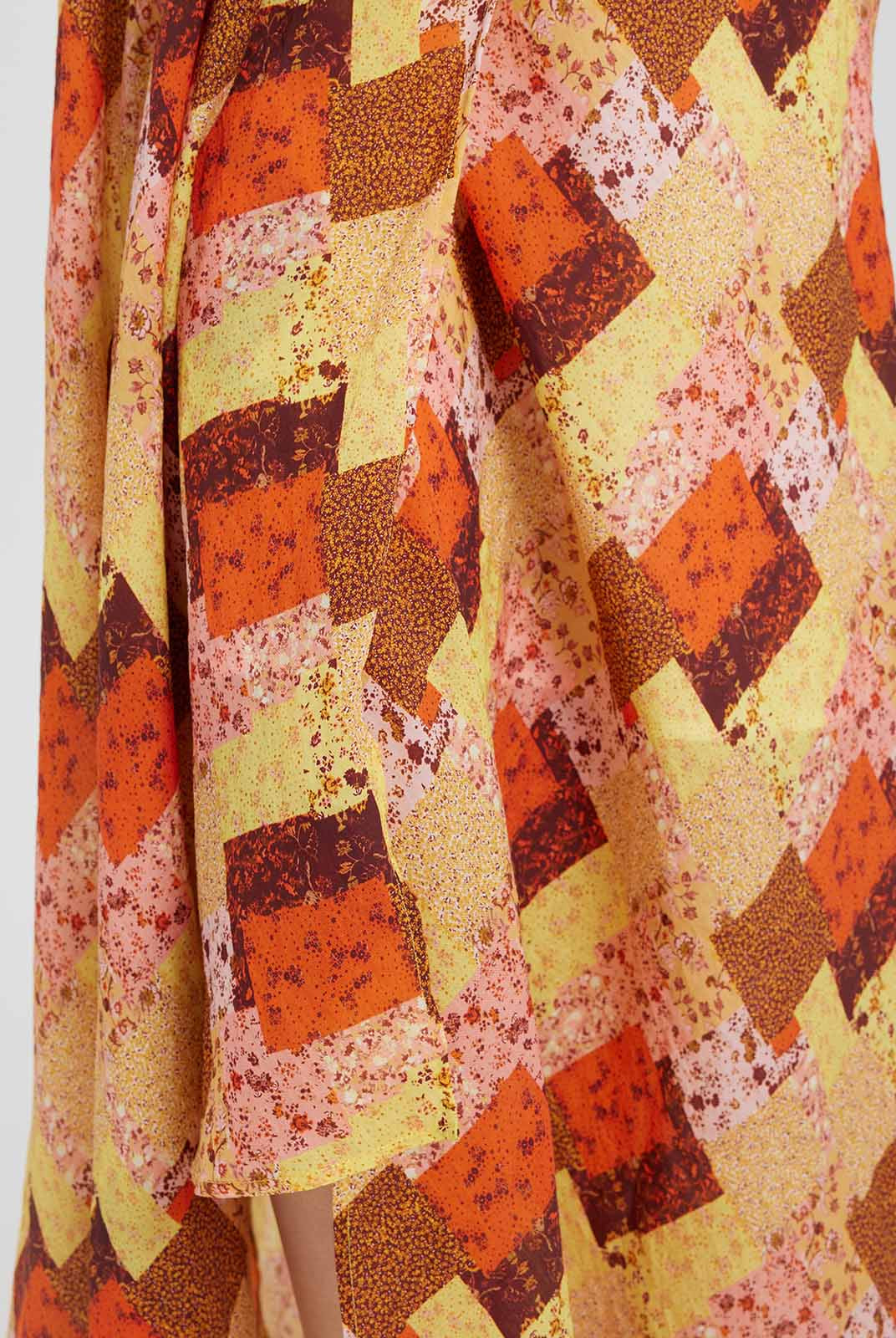 ASOBIO Printed Strappy Maxi Dress