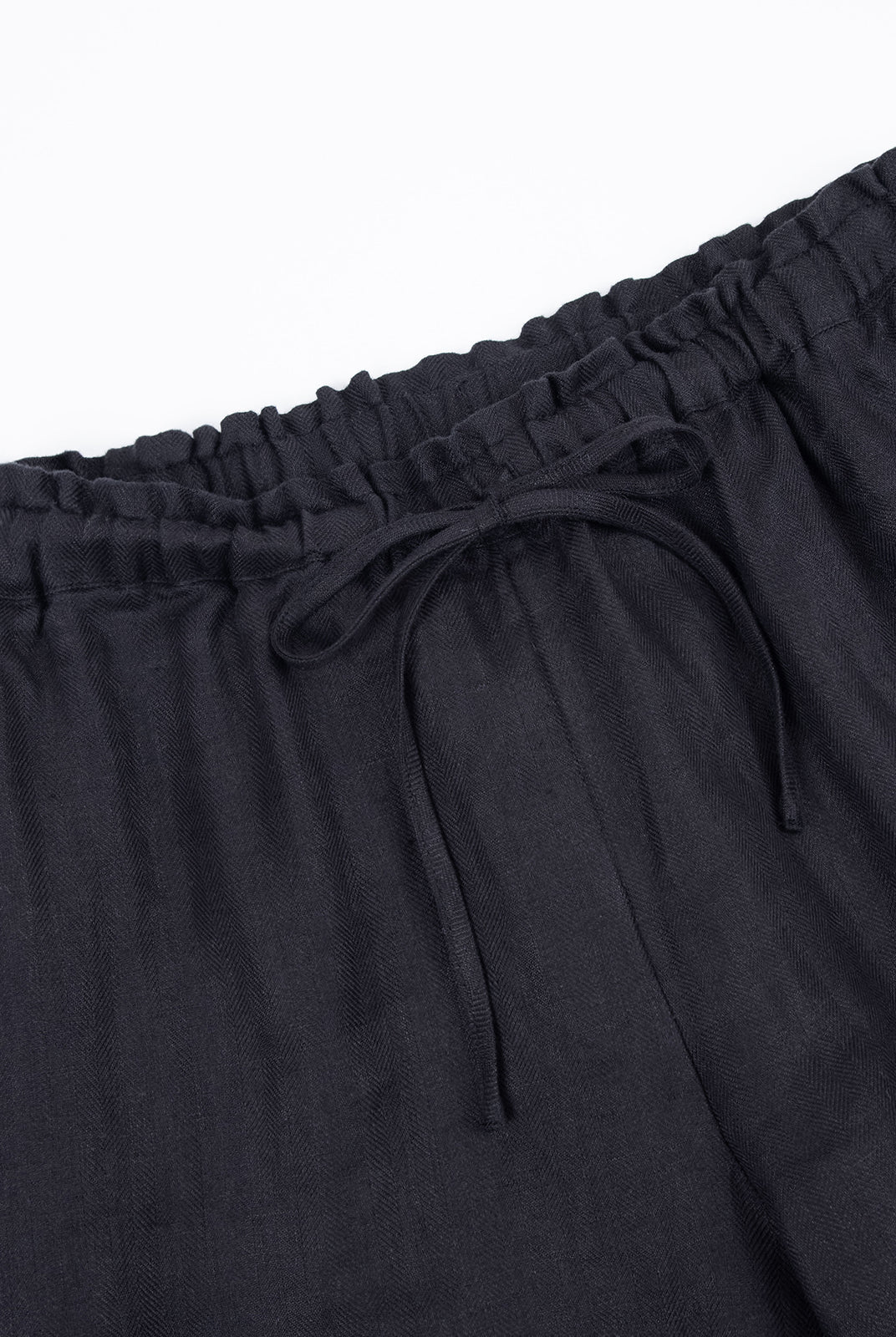 Mid-Rise Loose Straight Linen Pants