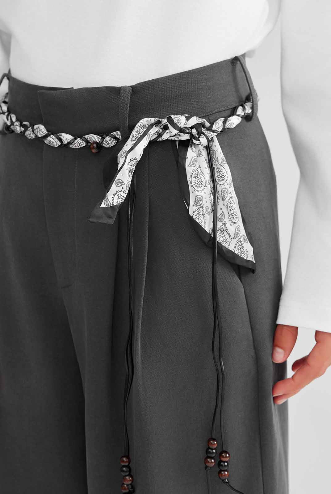 ASOBIO Pleated Straight-Leg Trousers