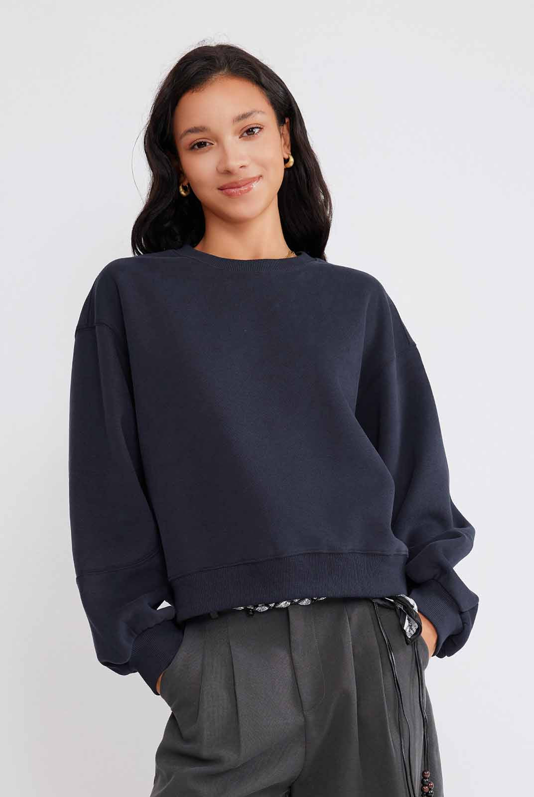 ASOBIO Cotton Blend Sweatshirt
