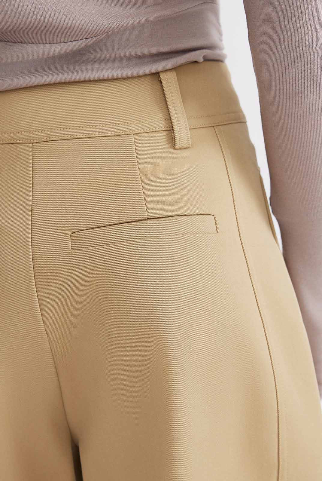 ASOBIO Wide-Leg Cropped Trousers