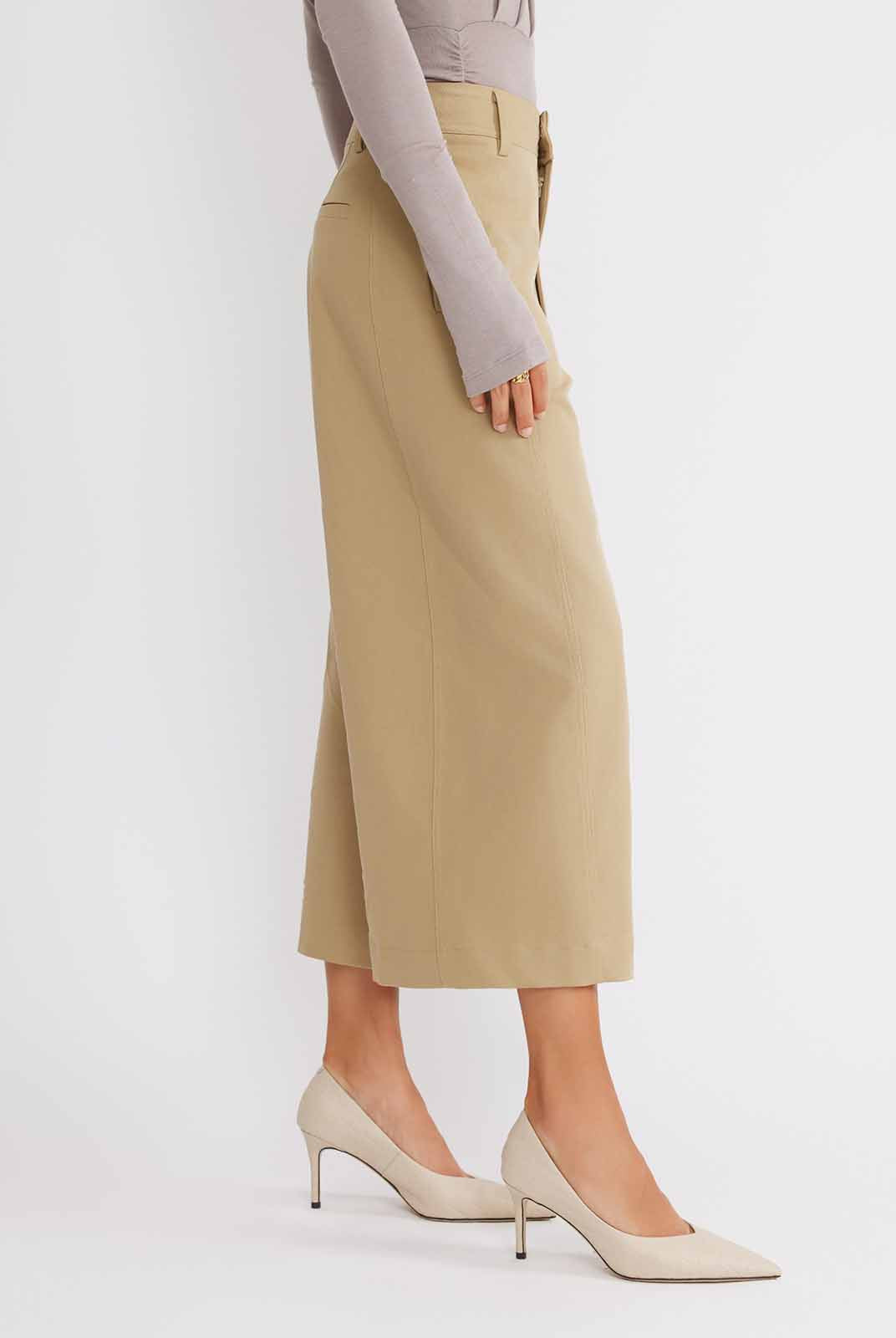 ASOBIO Wide-Leg Cropped Trousers