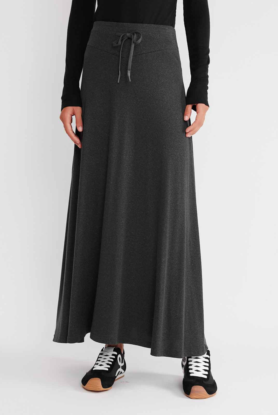 ASOBIO Second Skin Knit Maxi Skirt