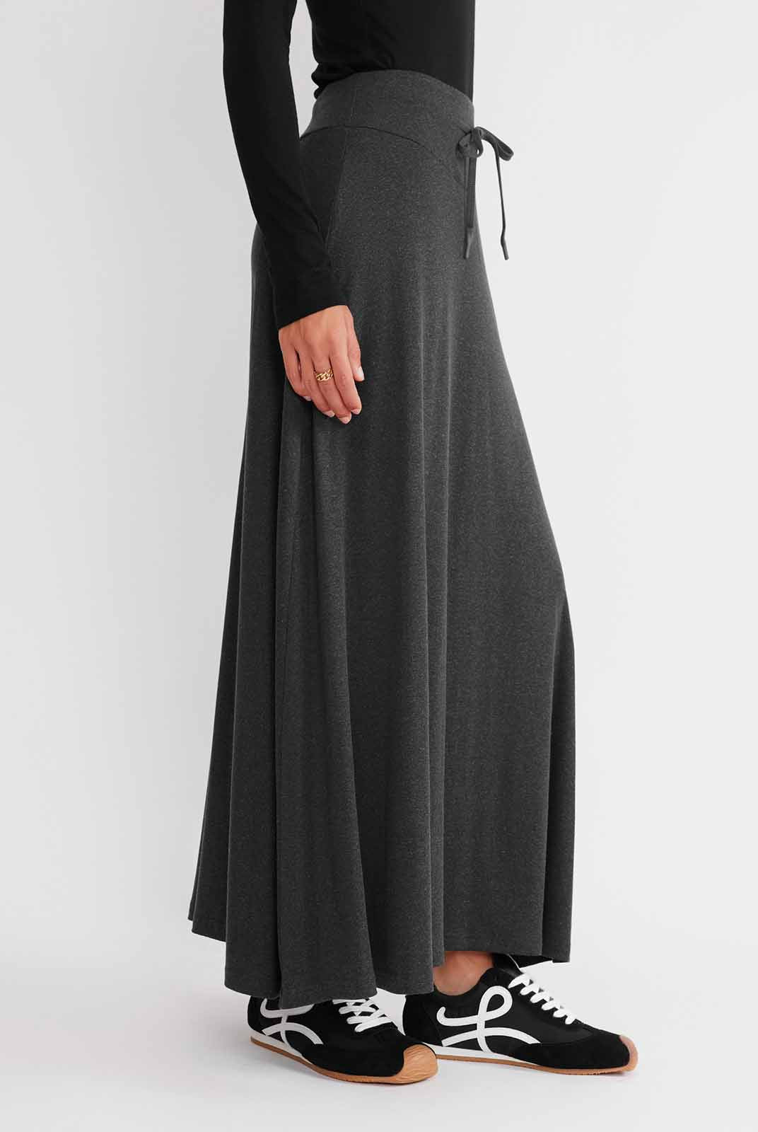 ASOBIO Second Skin Knit Maxi Skirt