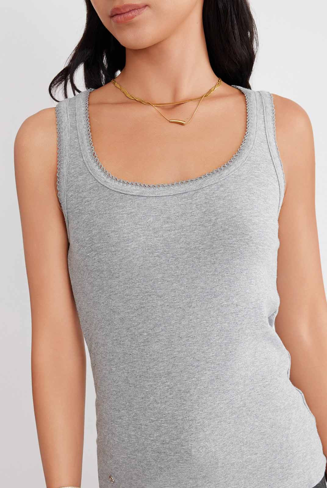 ASOBIO Wool Blend Tank Top