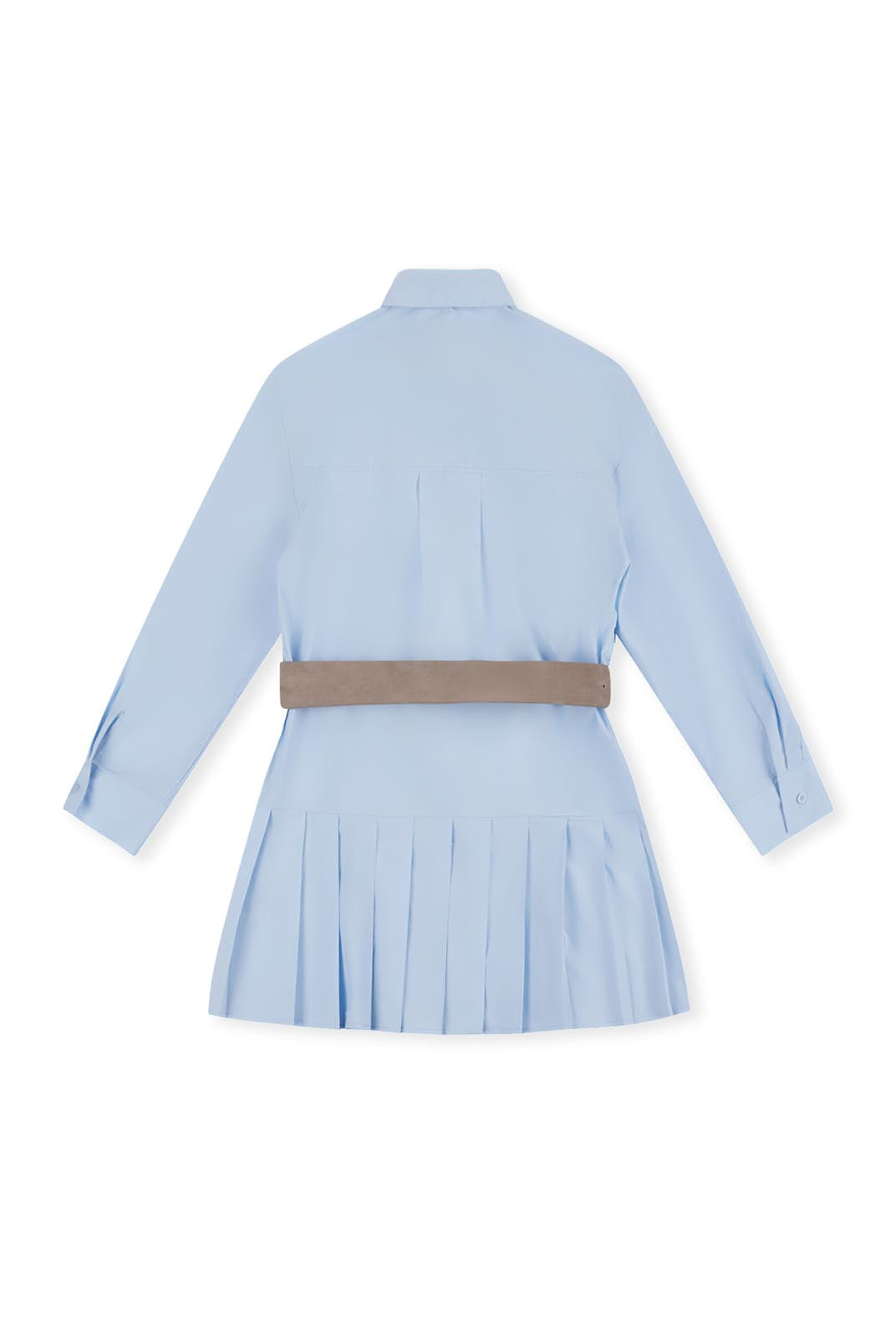 ASOBIO Pleated Mini Dress