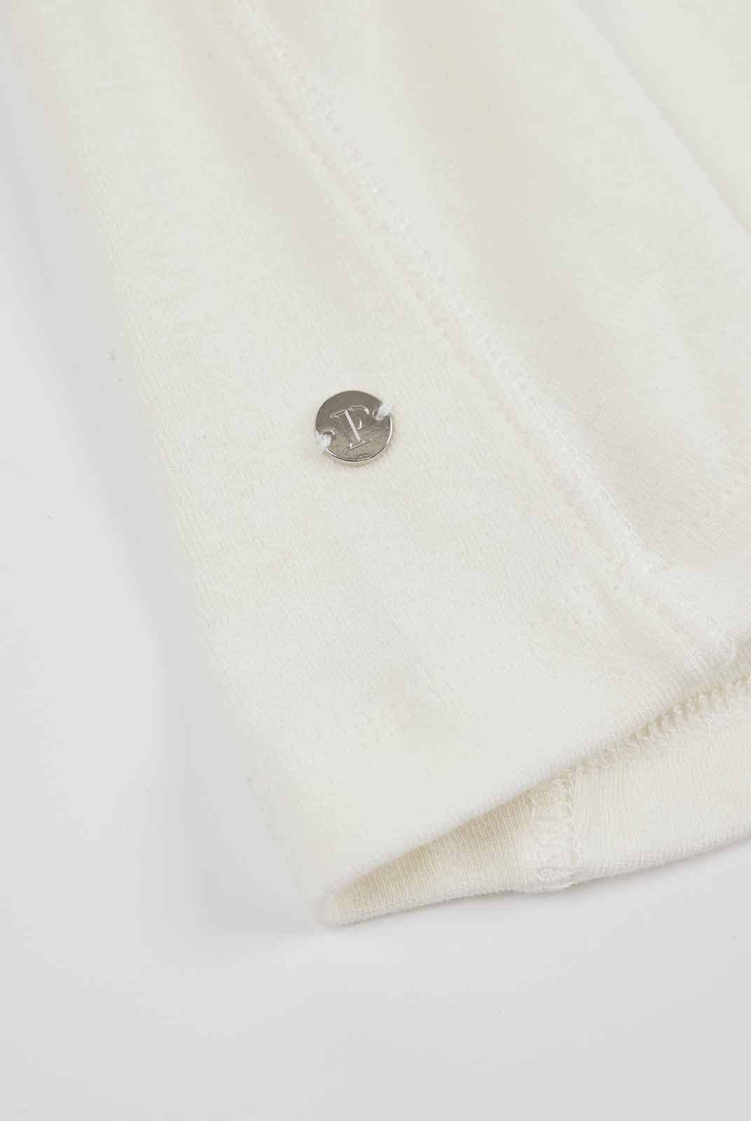 ASOBIO Wool Blend Short-Sleeve Top