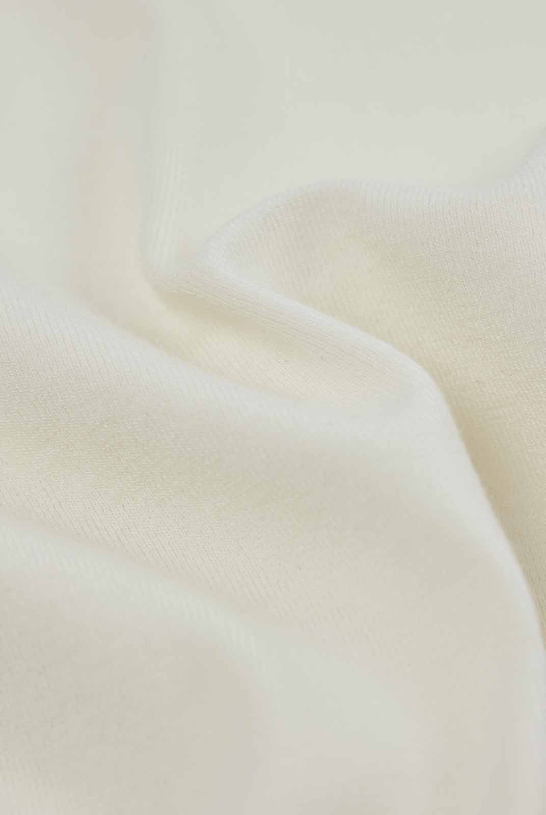 ASOBIO Wool Blend Short-Sleeve Top