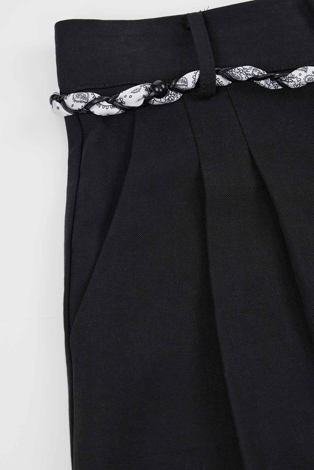 ASOBIO Pleated Straight-Leg Trousers