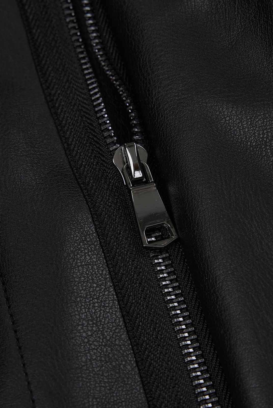 ASOBIO Flap-Pocket Leather Jacket