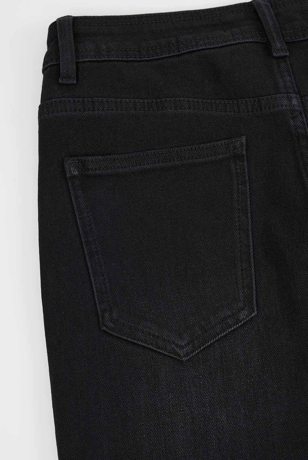 ASOBIO Mid-High Waist Flared Skinny Jeans