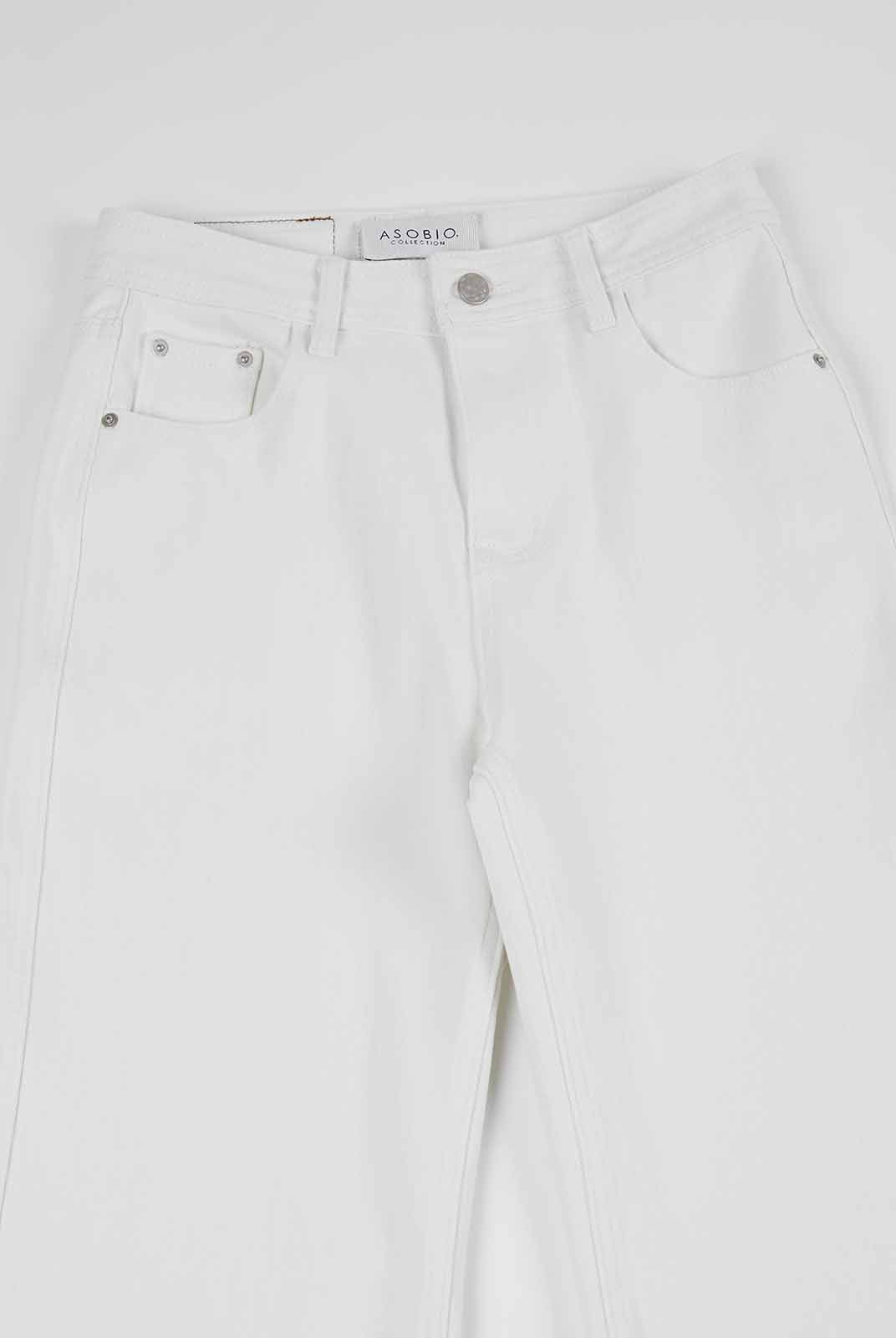 ASOBIO Mid-High Waist Flared Skinny Jeans