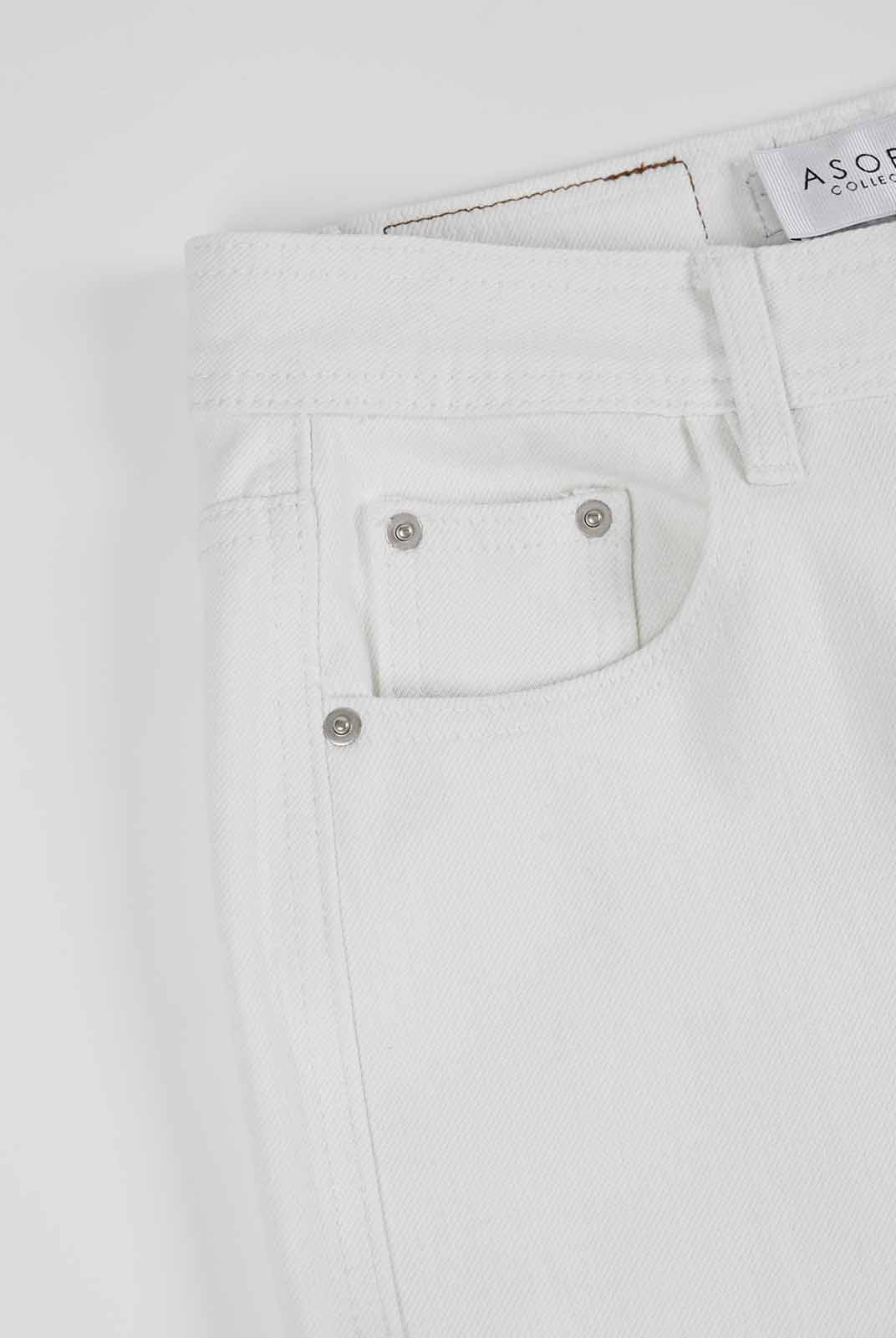 ASOBIO Mid-High Waist Flared Skinny Jeans