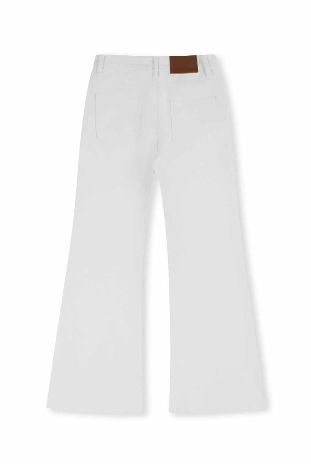 ASOBIO Mid-High Waist Flared Skinny Jeans