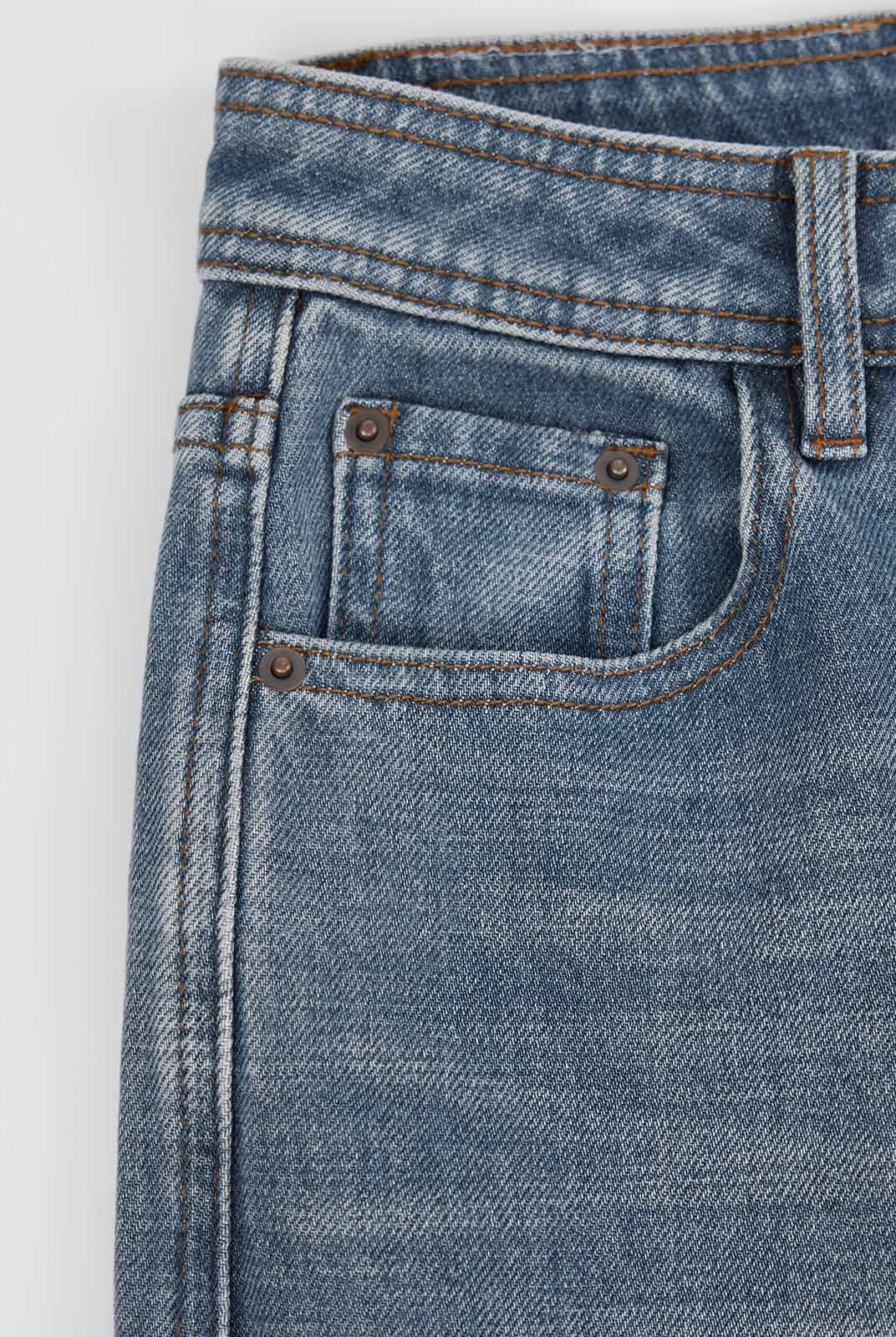 ASOBIO Mid-High Waist Flared Skinny Jeans