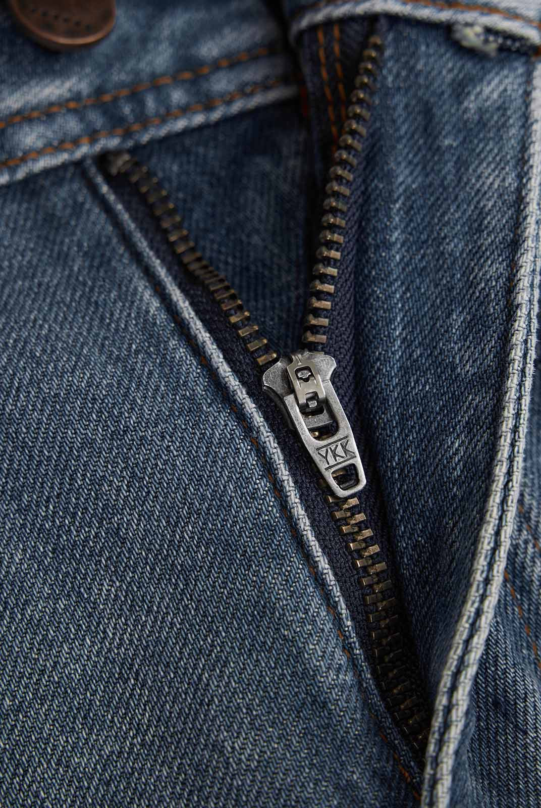 ASOBIO Mid-High Waist Flared Skinny Jeans