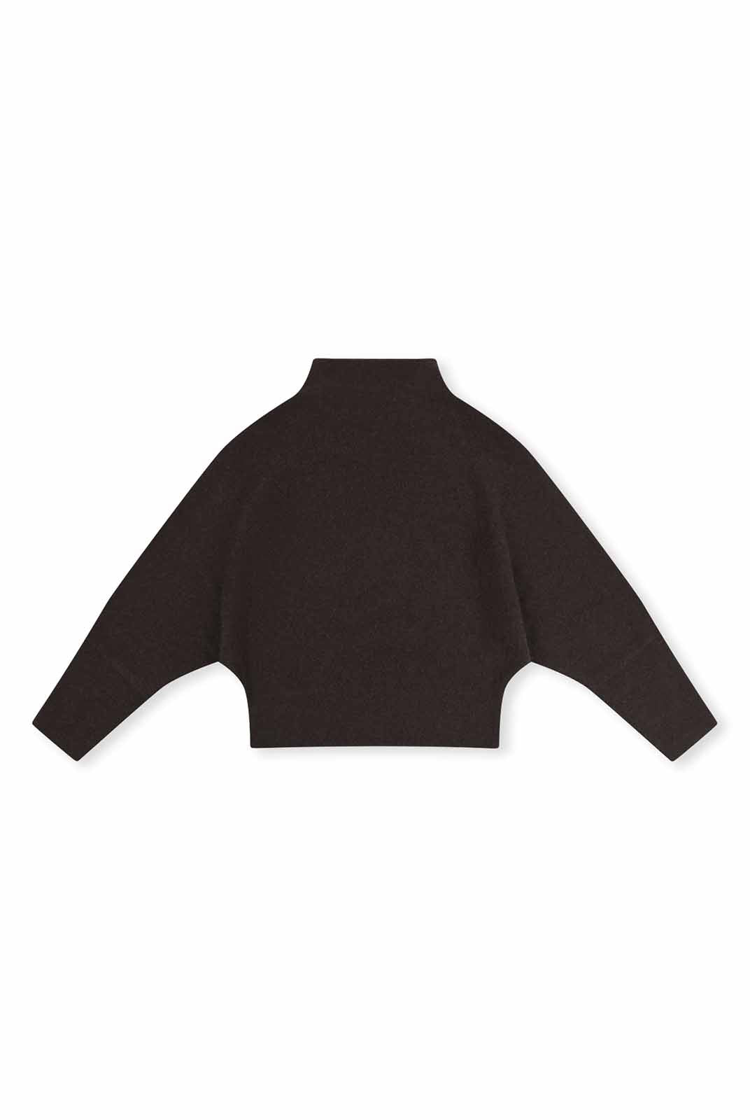 ASOBIO Yak Wool Blend Raglan Pullover Sweater