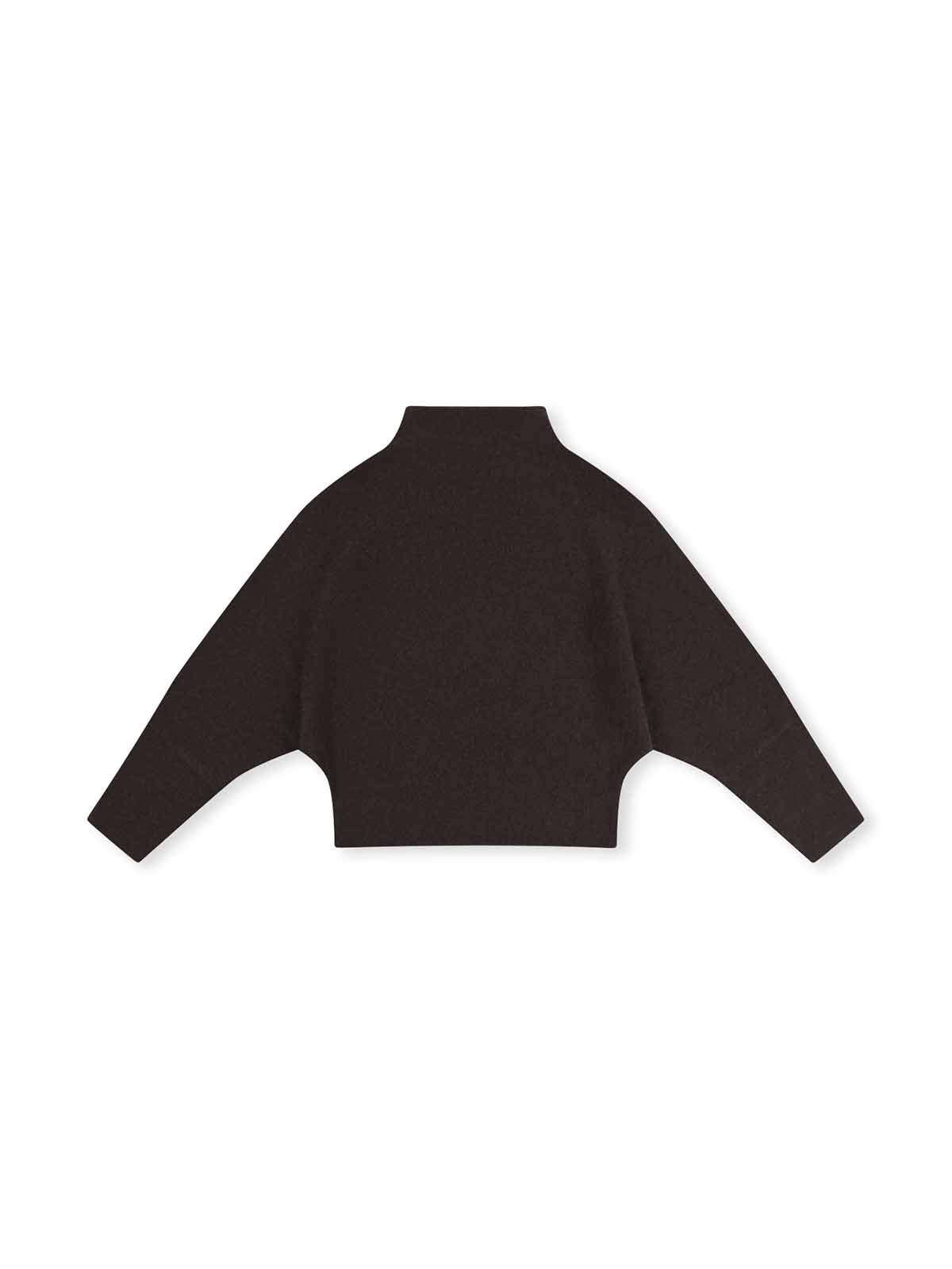 ASOBIO Yak Wool Blend Raglan Pullover Sweater