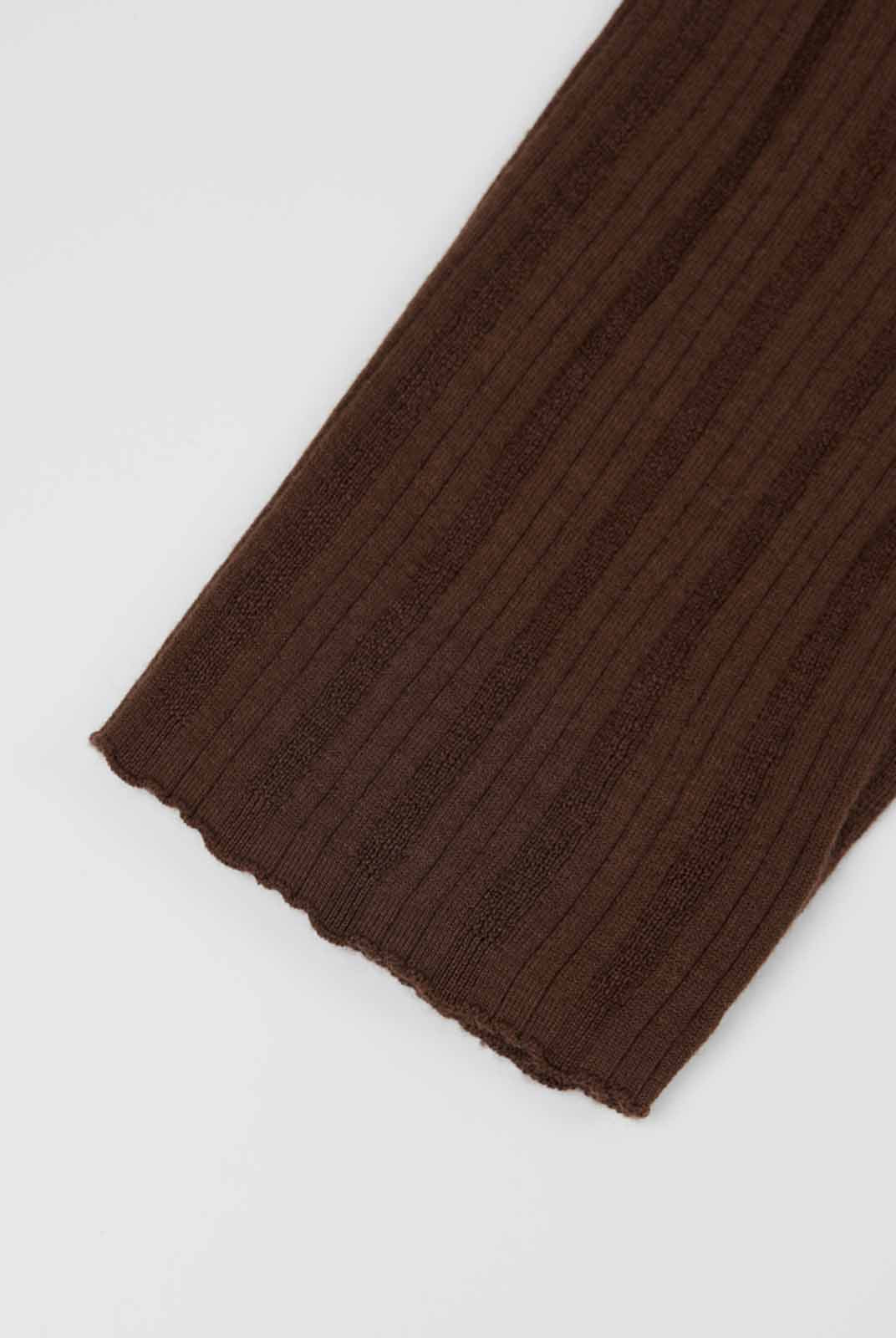 ASOBIO 100% Wool Ribbed Pullover Sweater