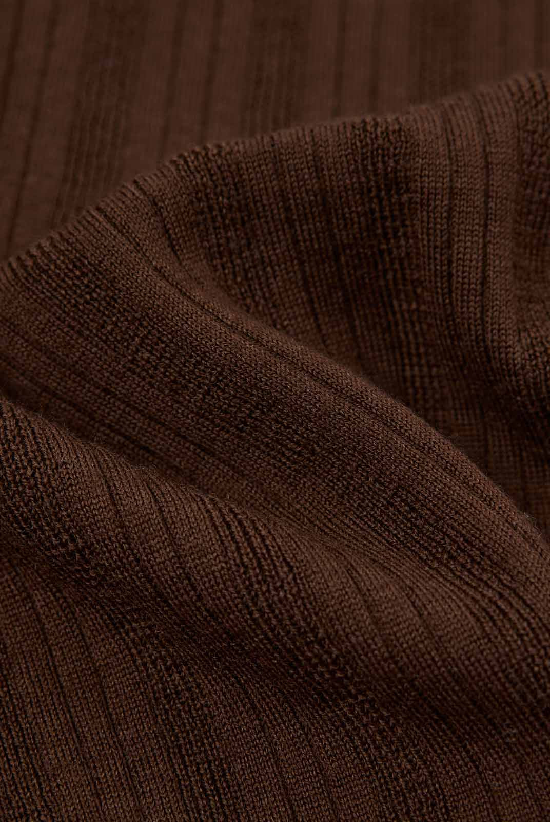 ASOBIO 100% Wool Ribbed Pullover Sweater