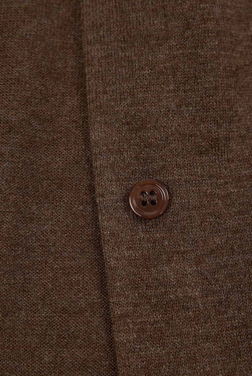 ASOBIO Wool-Blend Shirt with Shoulder Panel