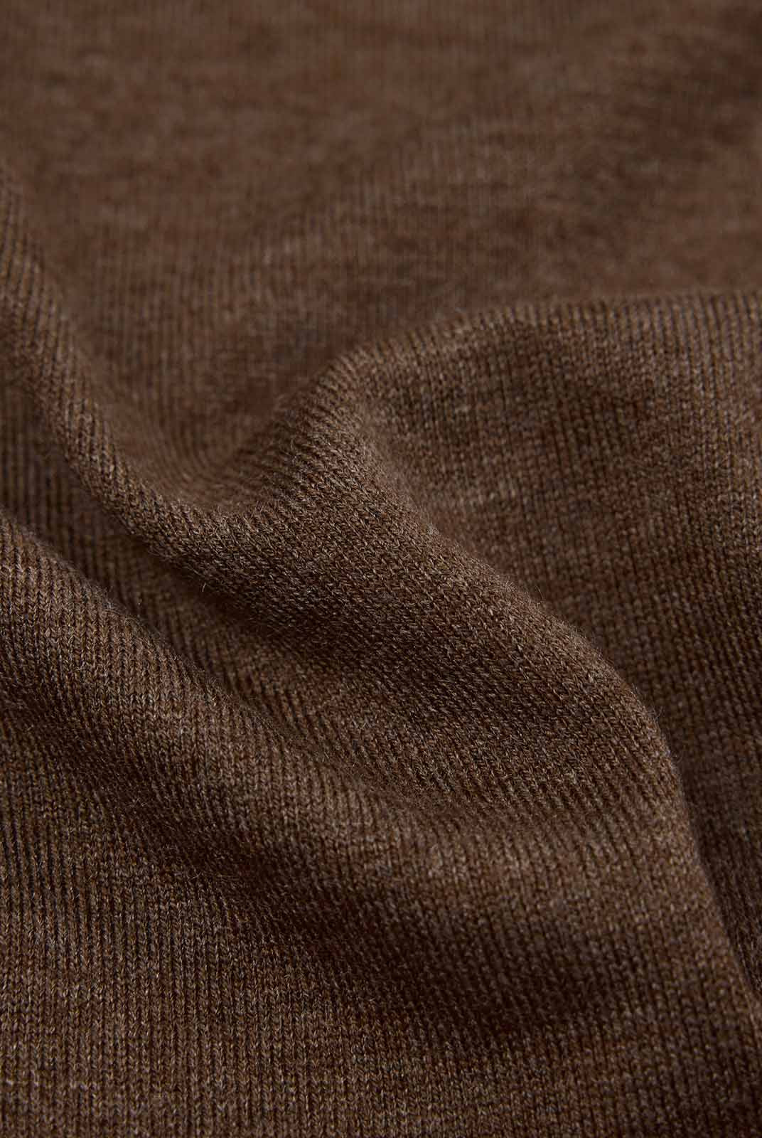 ASOBIO Wool-Blend Shirt with Shoulder Panel