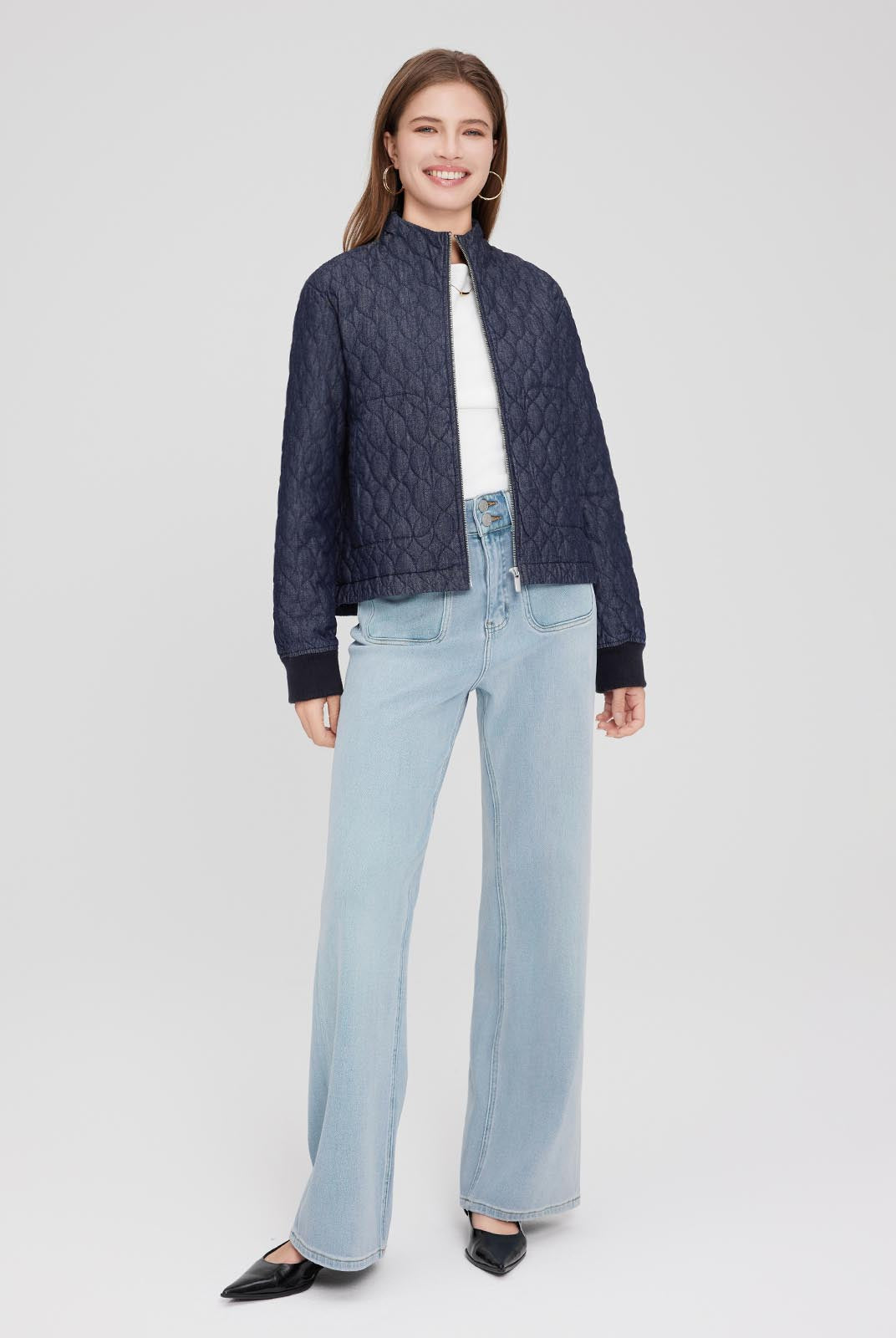 ASOBIO Denim Down Jacket