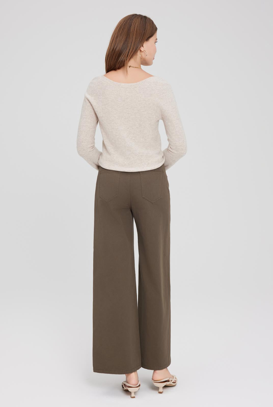 ASOBIO Wool-Cashmere Boatneck Sweater