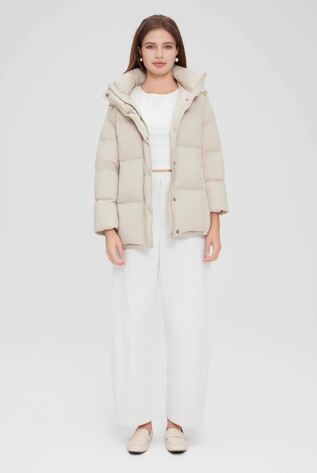 ASOBIO Hooded Down Jacket