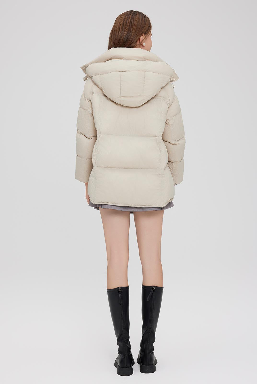 ASOBIO Hooded Down Jacket