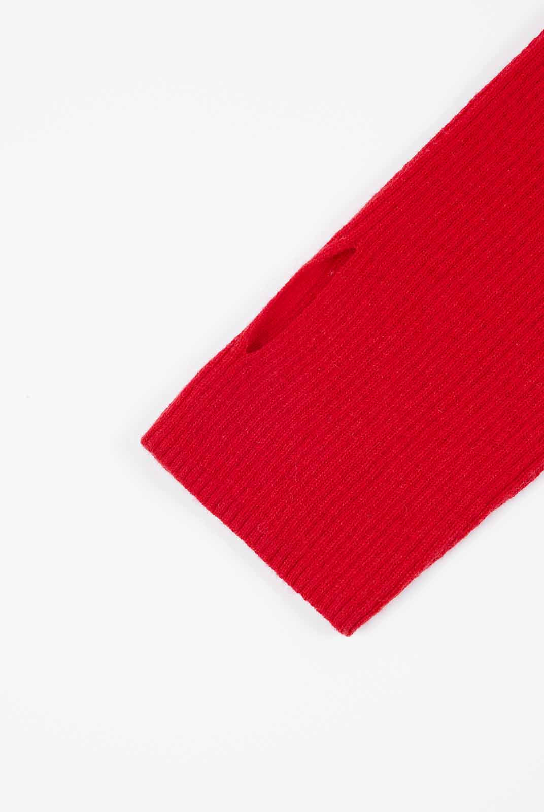 Lightweight merino V-Neck Ribbed Wool Knit Top