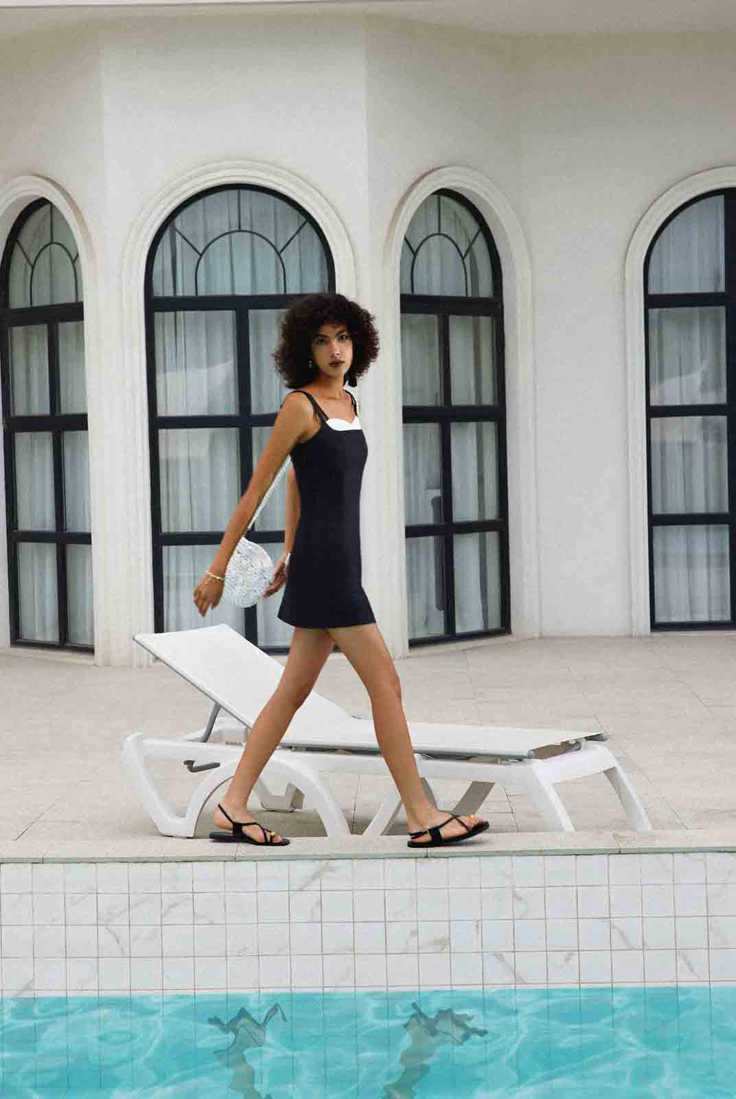 Layered Bustier Cami Dress