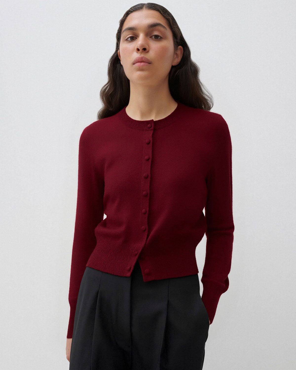 ASOBIO 100% Wool Cardigan