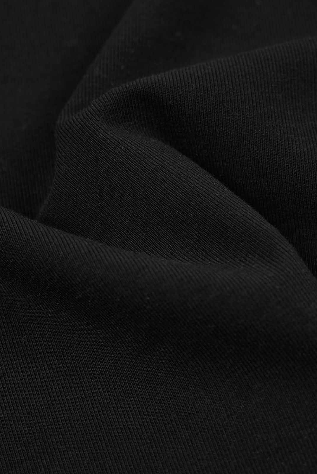 ASOBIO Asymmetric Neckline Knit Midi Dress