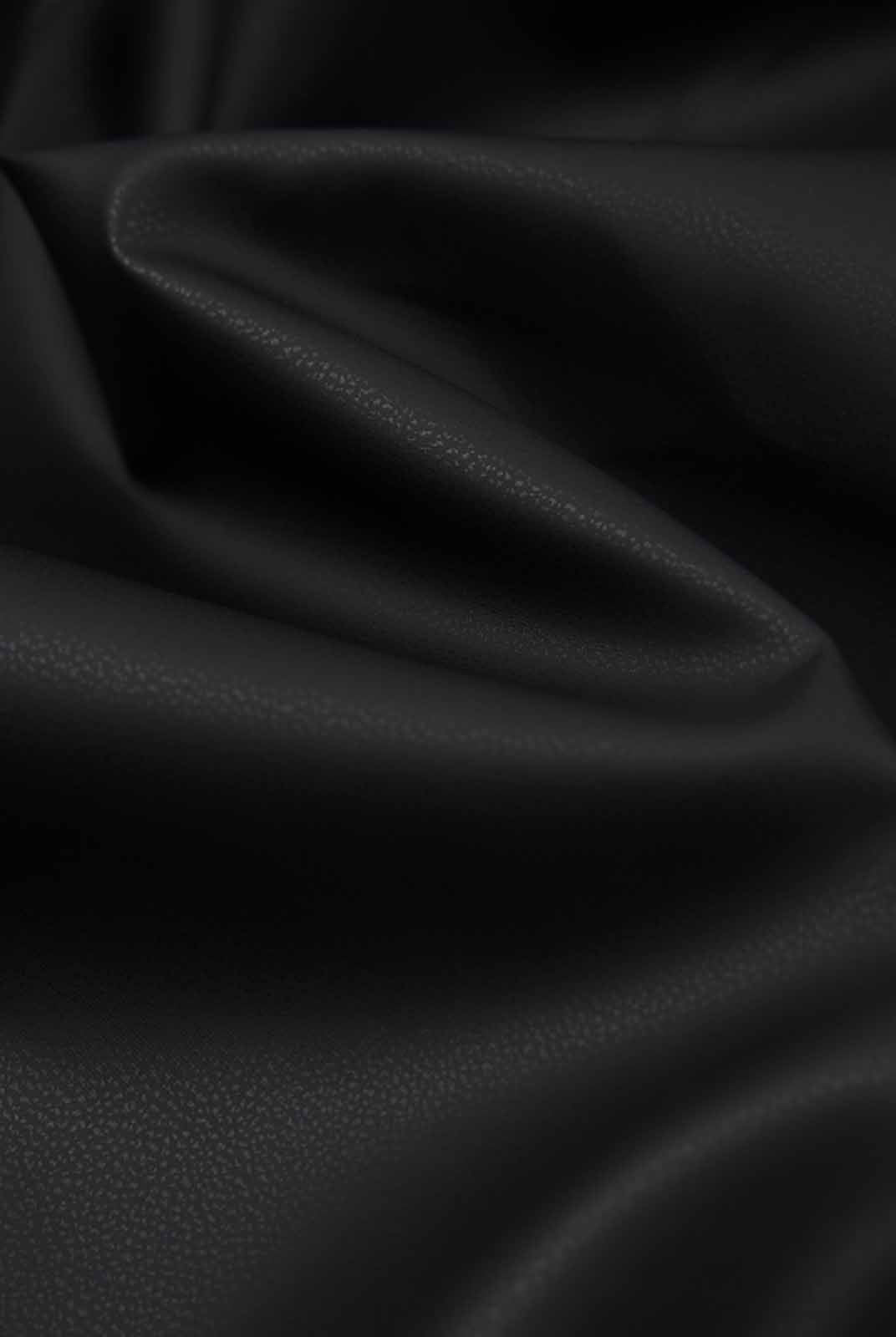 ASOBIO Faux Leather Bubble Hem Mini Skort