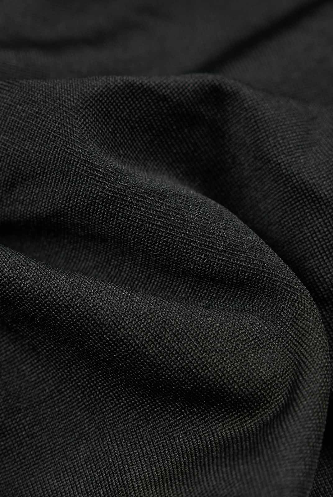 Hollow A-Line Knit Midi Skirt