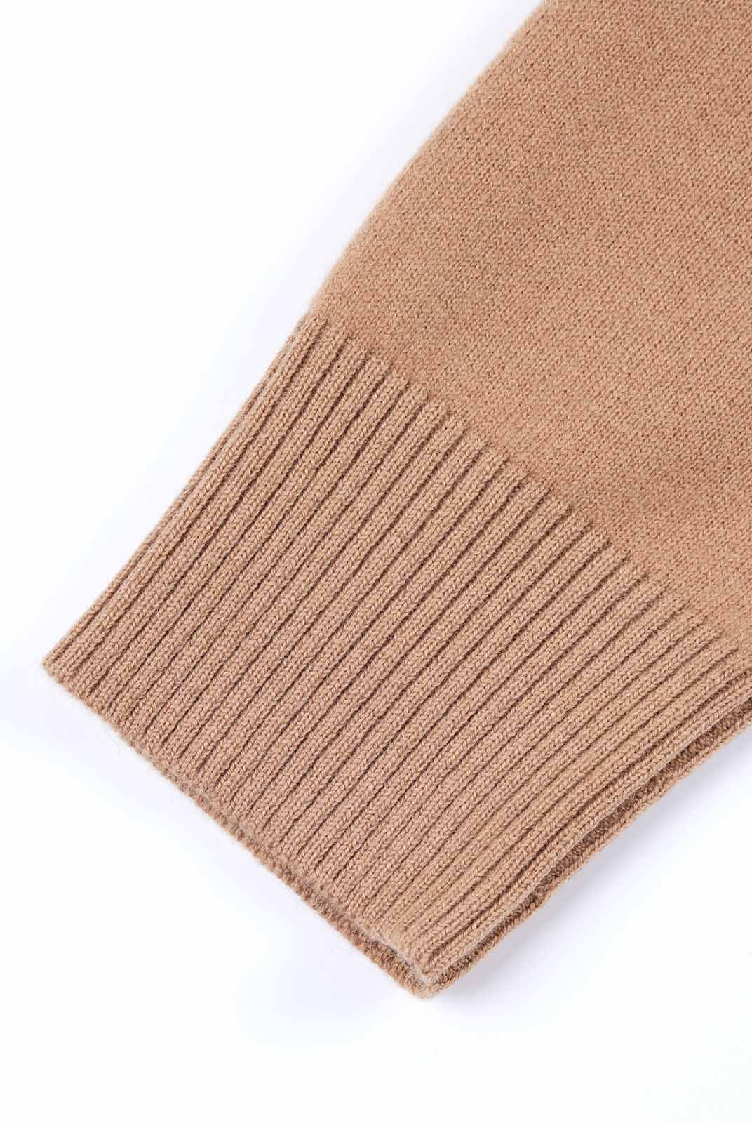 Lightweight 100% Wool Crewneck Cardigan