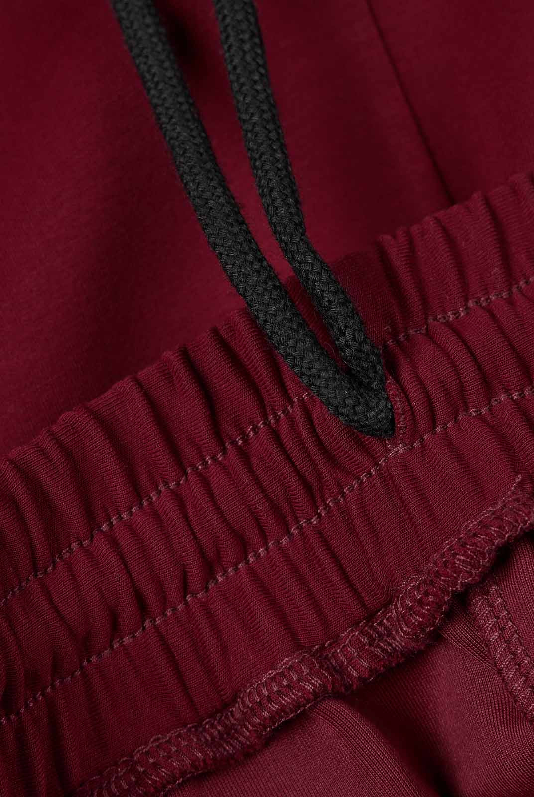 ASOBIO Mid-Rise Wide-Leg Cozy Sweatpants